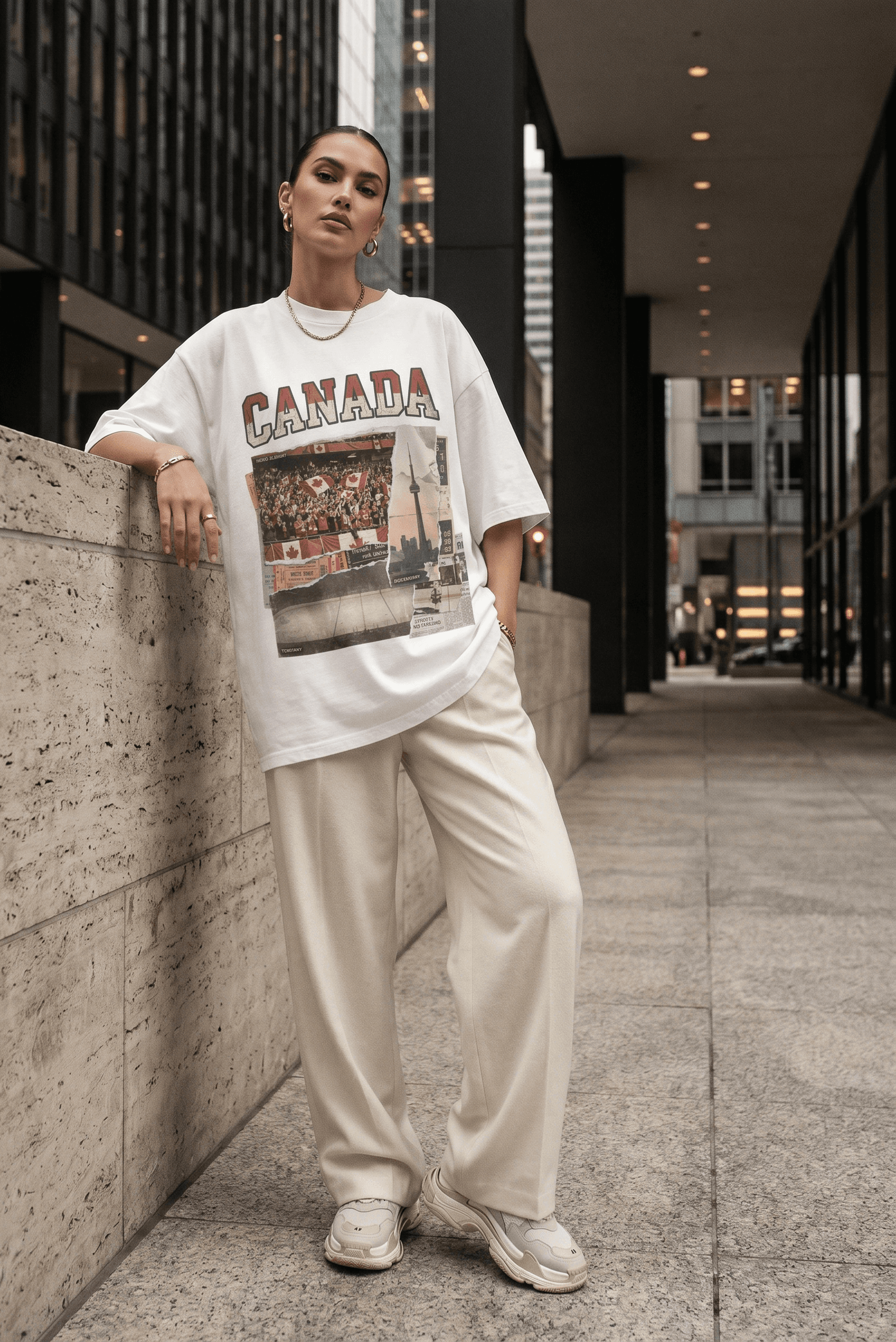 Canada Collection 01 white campaign tee