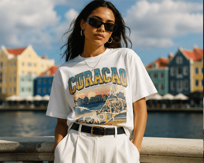Curacao Collection 01 white campaign tee