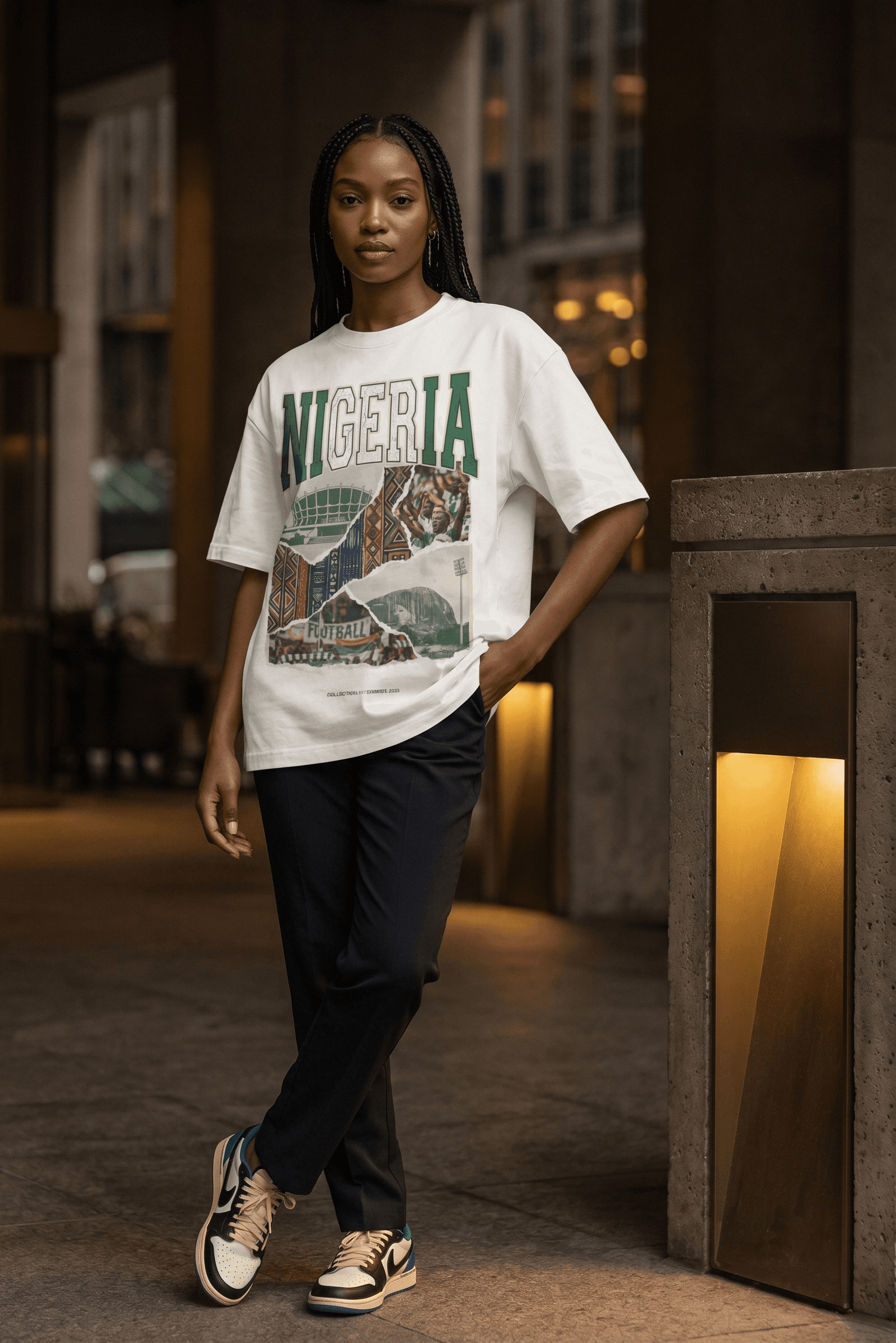 Nigeria Collection 01 white campaign tee